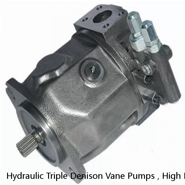 Hydraulic Triple Denison Vane Pumps , High Pressure Vane Pump For Mobile
